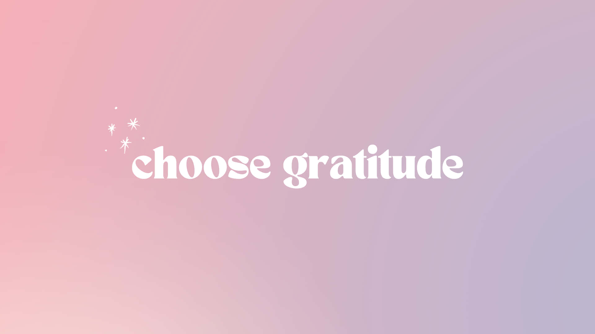 Choose Gratitude Gradient Wallpaper