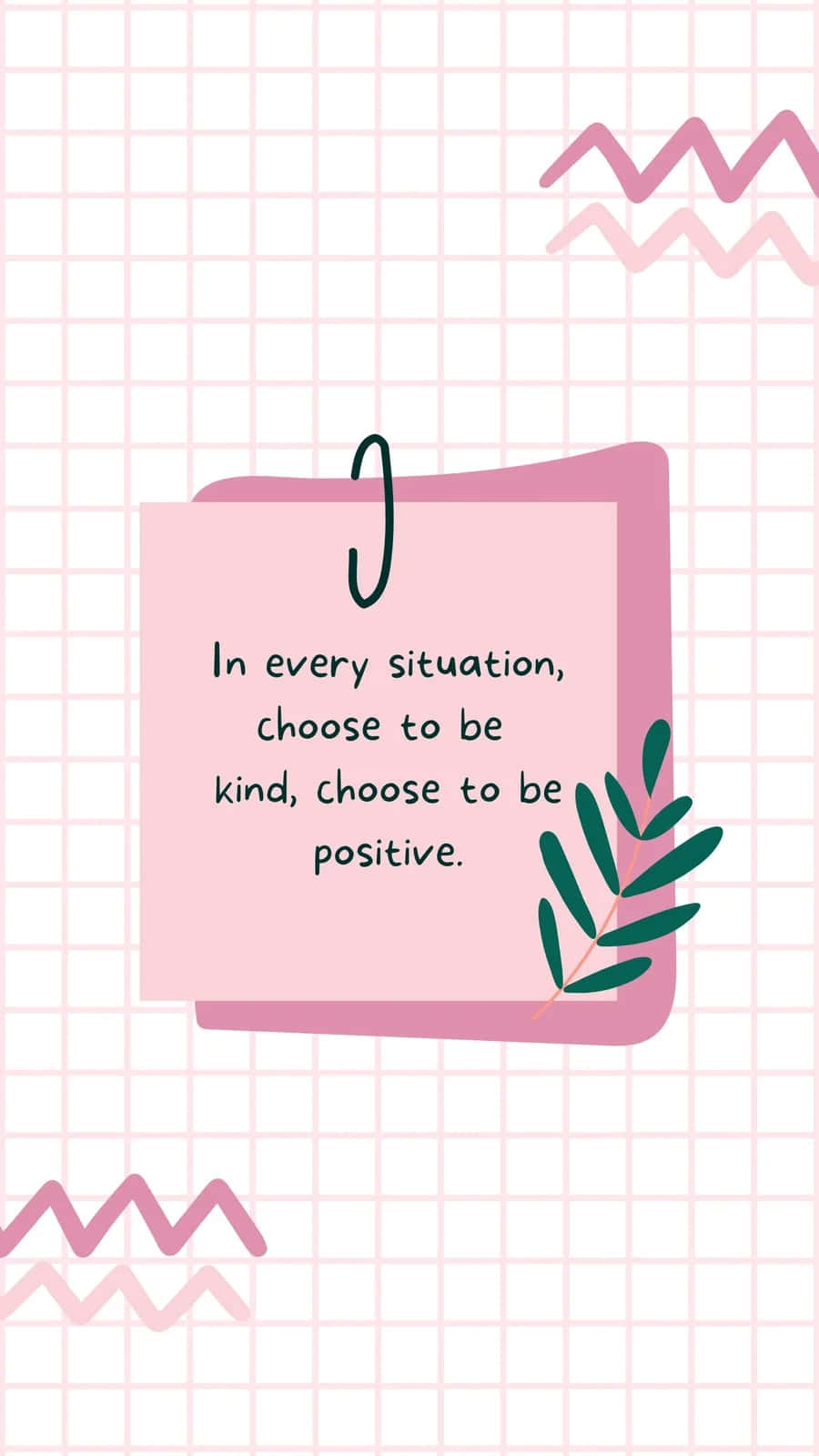 Choose Kindness Positivity Inspirational Quote Wallpaper