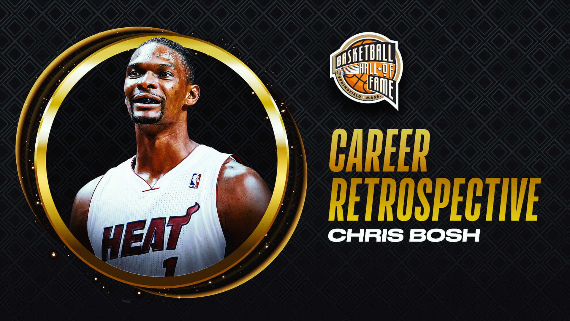 Chris Bosh In Der Nba Basketball Hall Of Fame Wallpaper