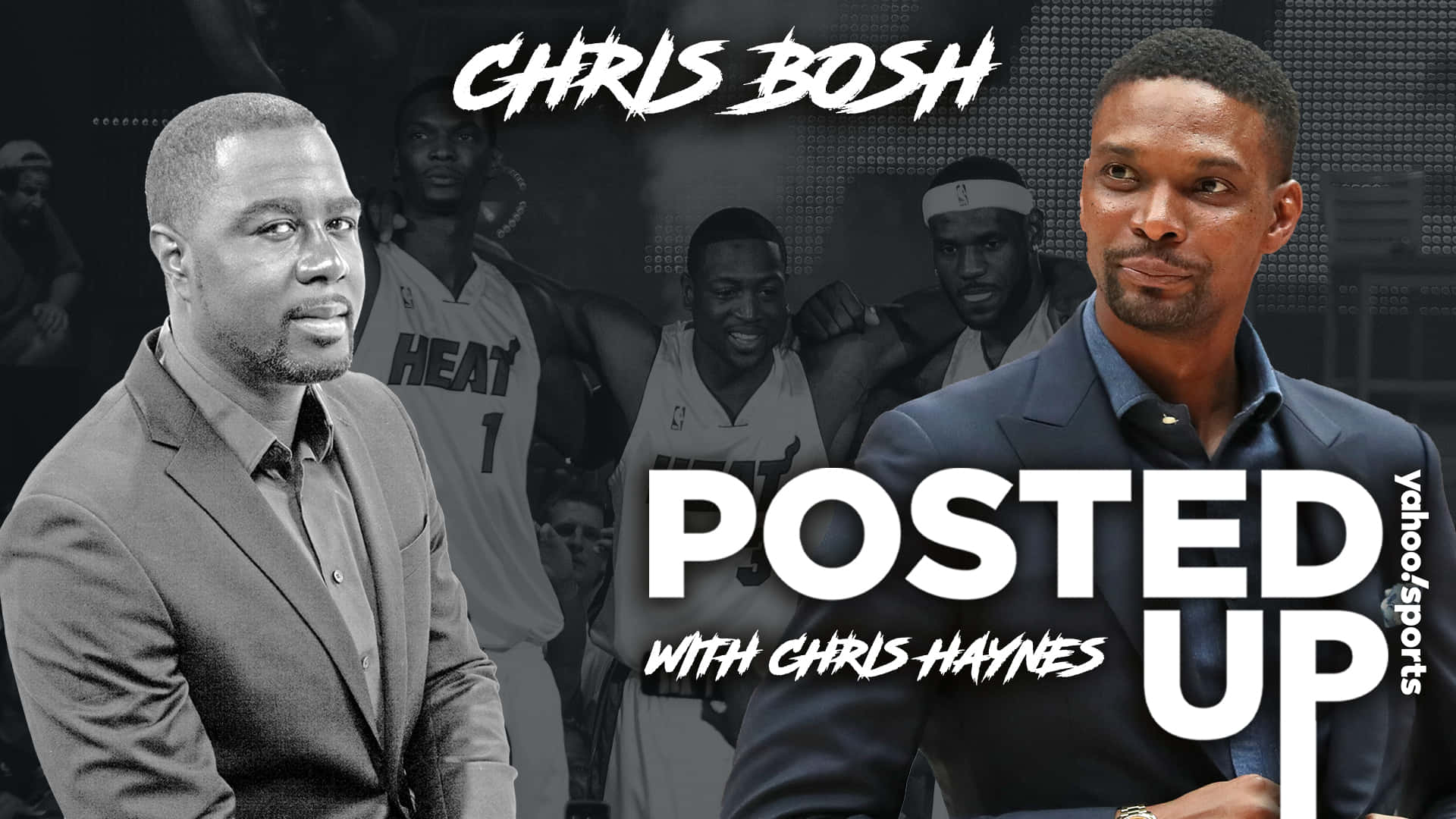 Chris Bosh Posted Up With Chris Haynes Wallpaper