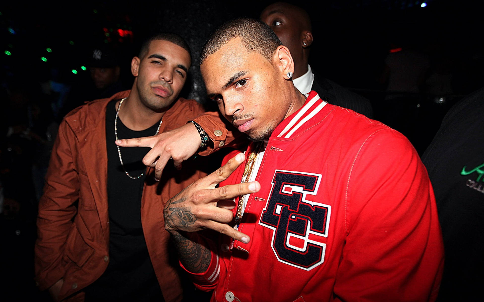Chris Brown And Drake Background