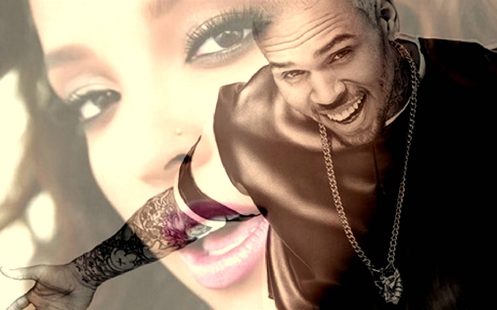 Chris Brown And Karrueche Tran Background