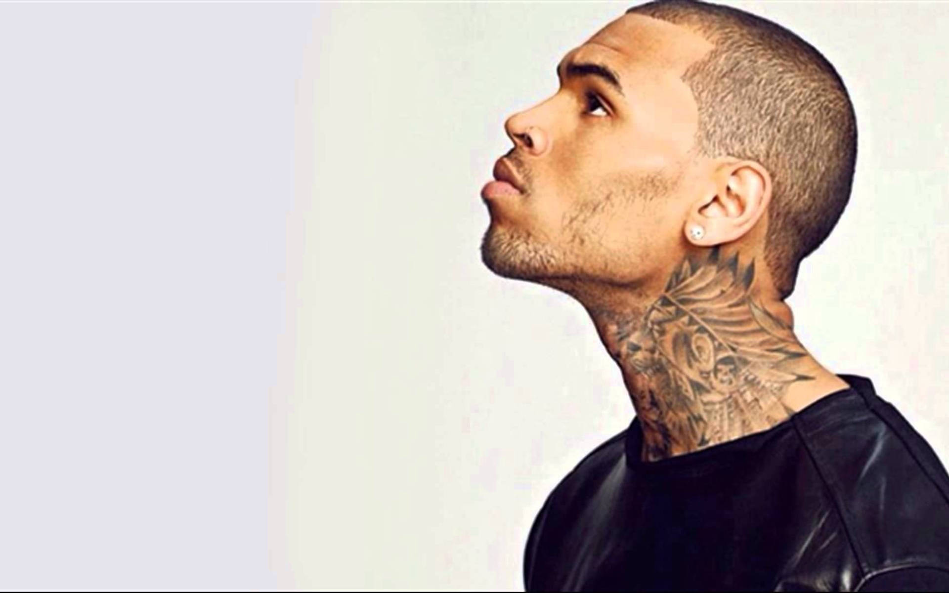 Chris Brown Side Profile Background