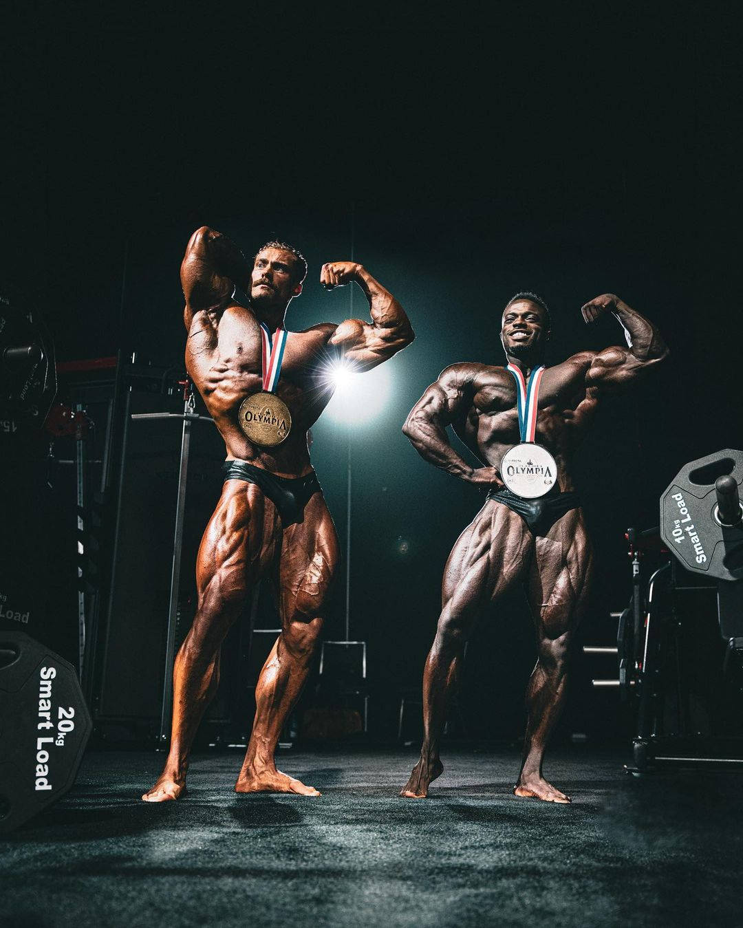 Chris Bumstead And Terrence Classic Physique Wallpaper