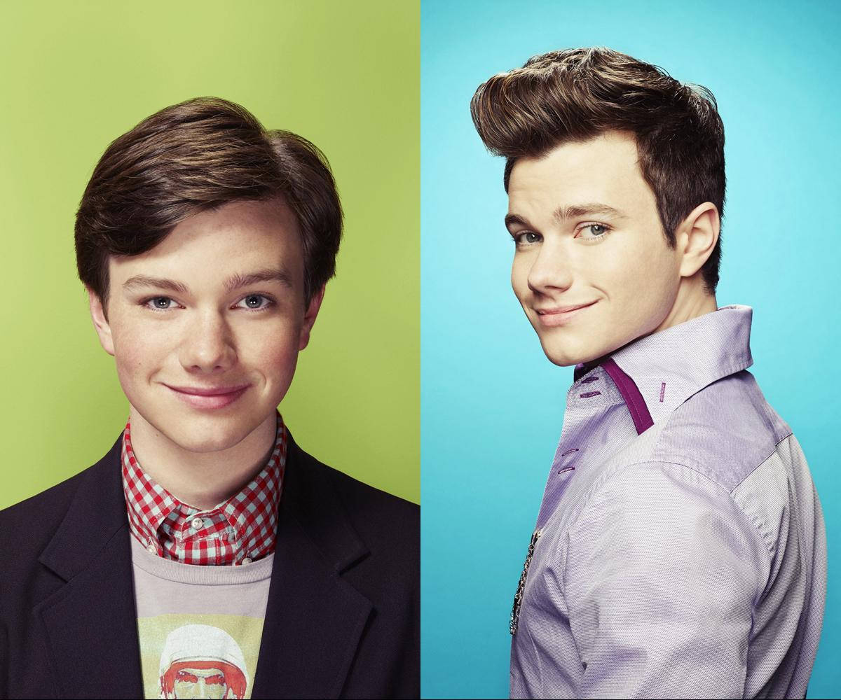 Chris Colfer Fashionable Gay Actor Wallpaper