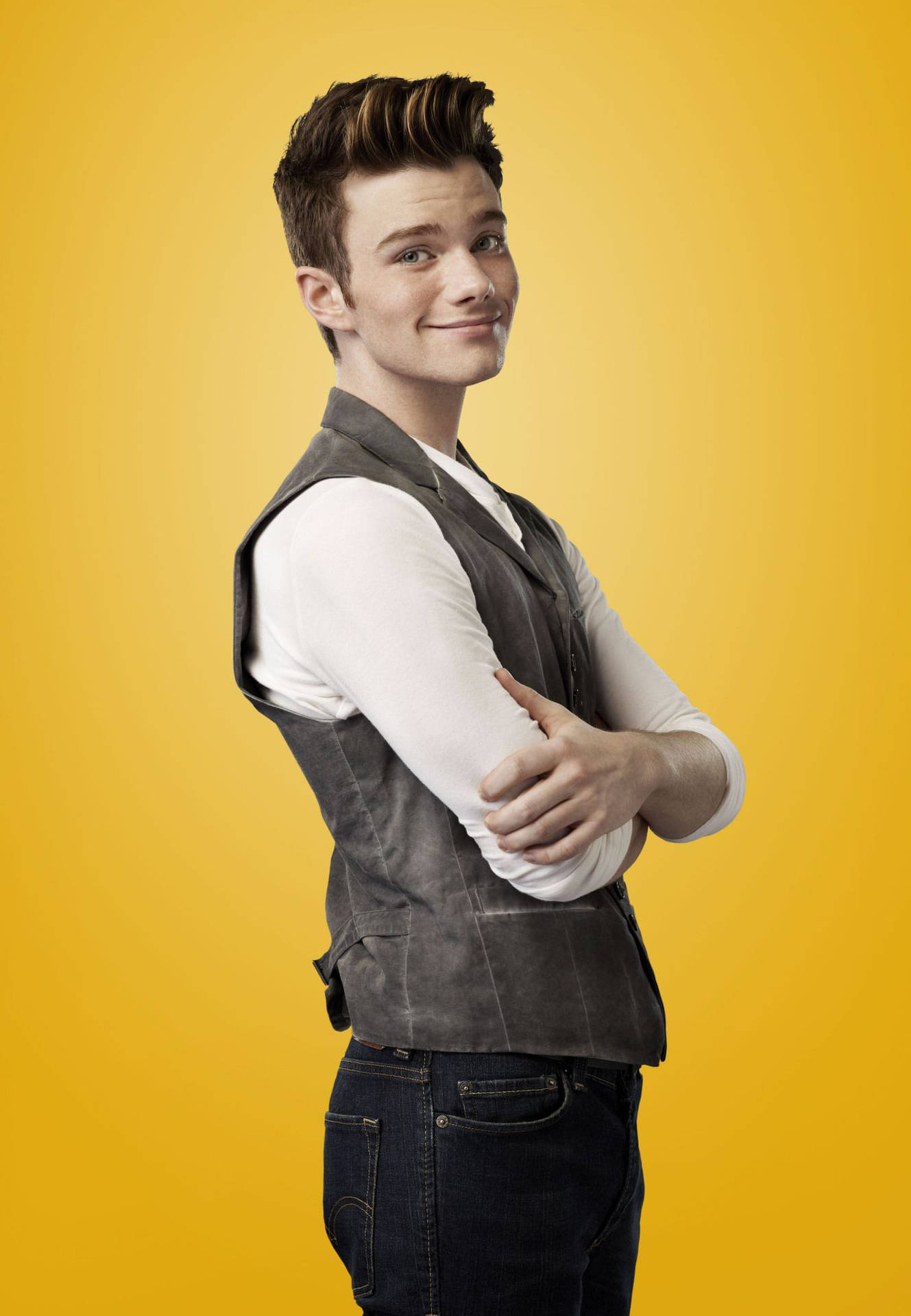 Chris Colfer Glee Actor Wallpaper