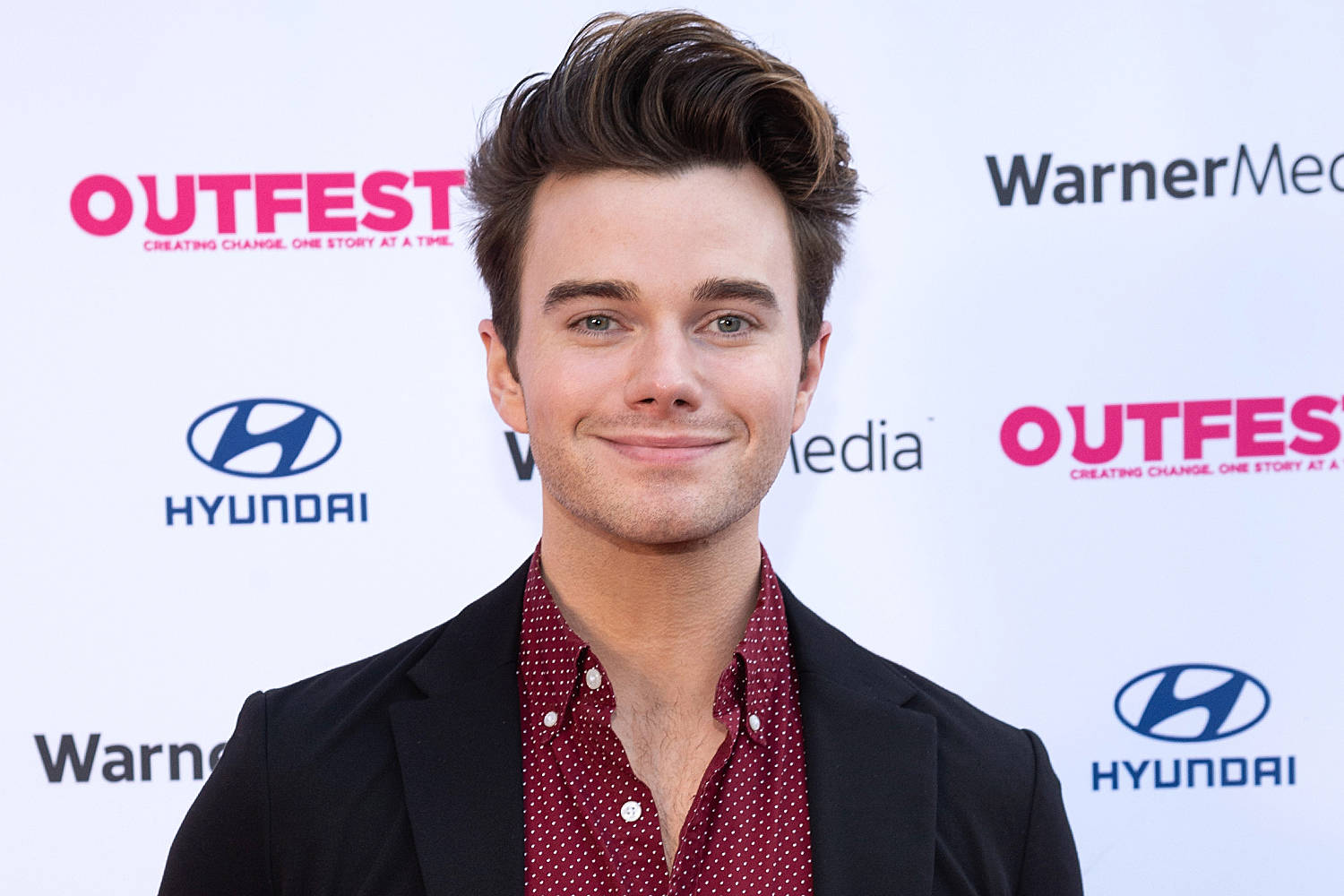 Chris Colfer In Outfest Lgbtq Film Wallpaper
