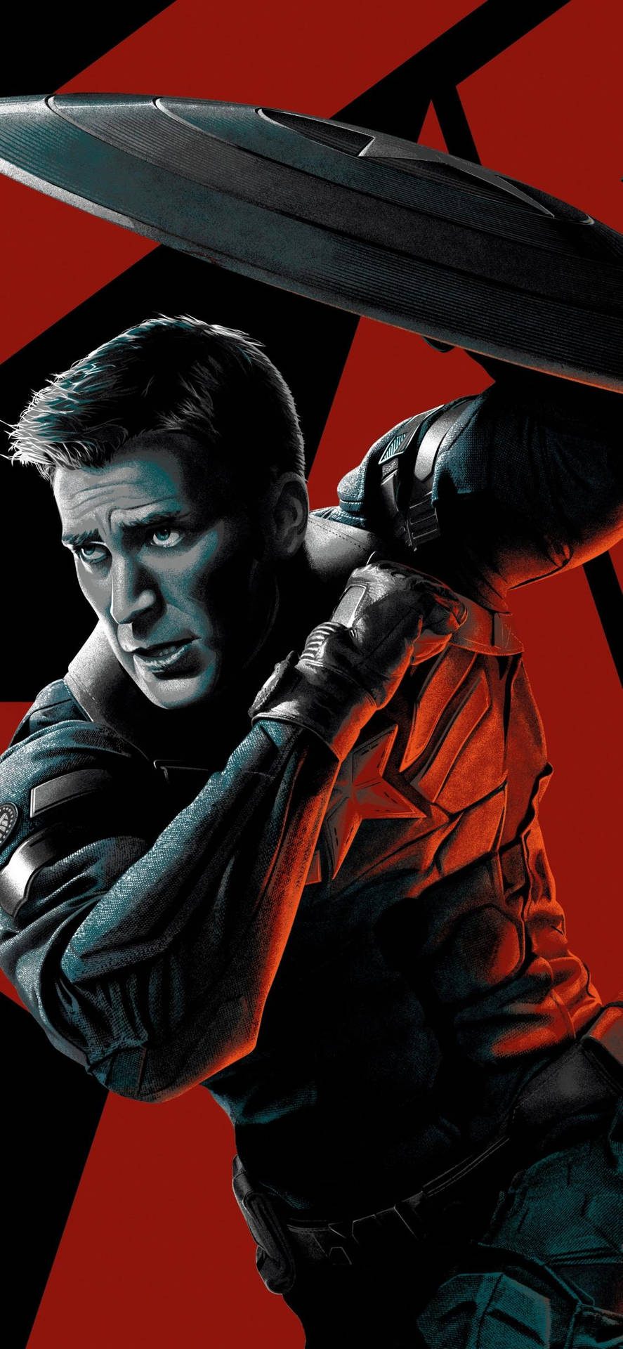 Chris Evans Captain America Marvel Iphone X Background