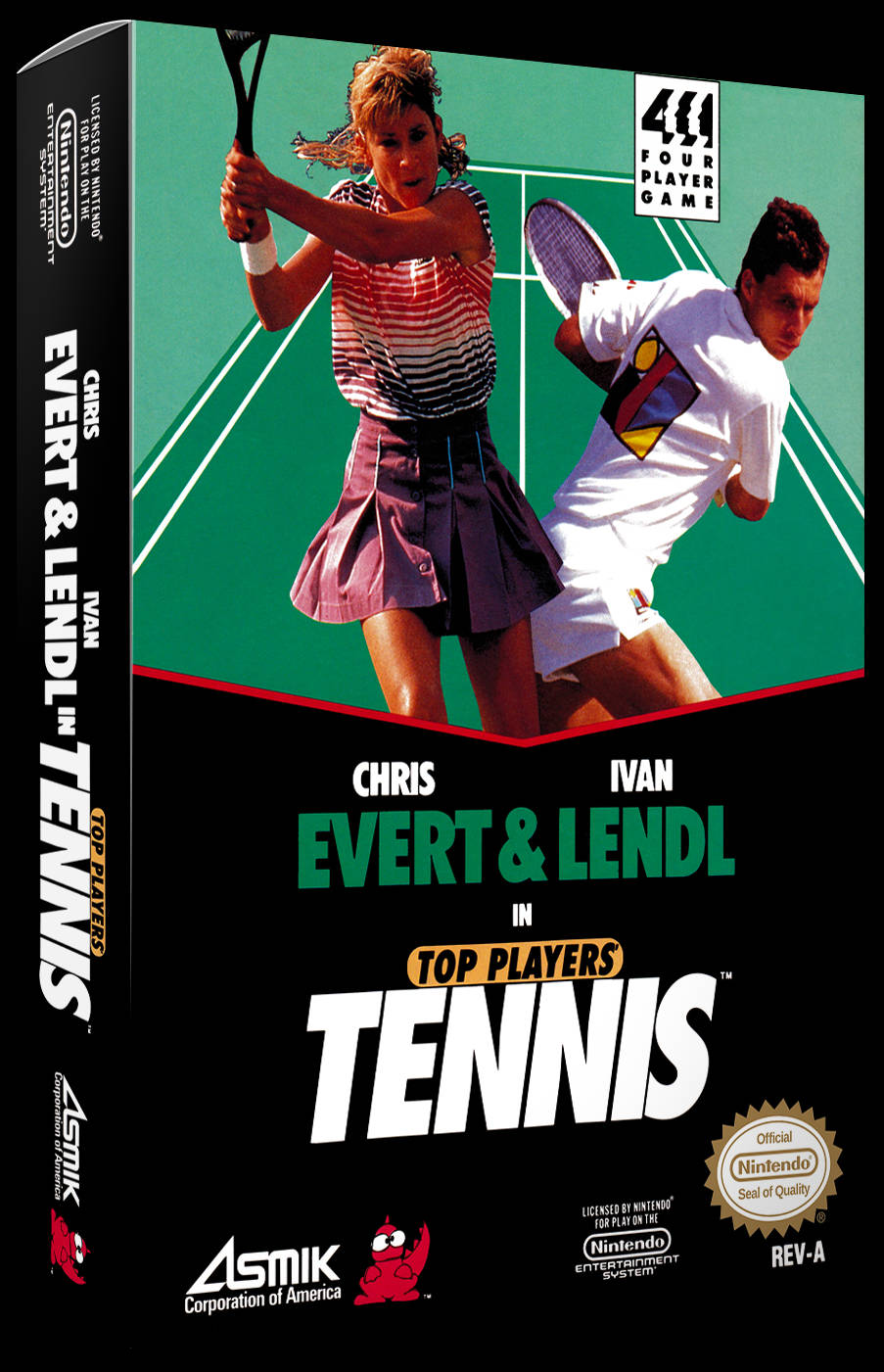 Chrisevert E Ivan Lendl I Migliori Giocatori Di Tennis. Sfondo