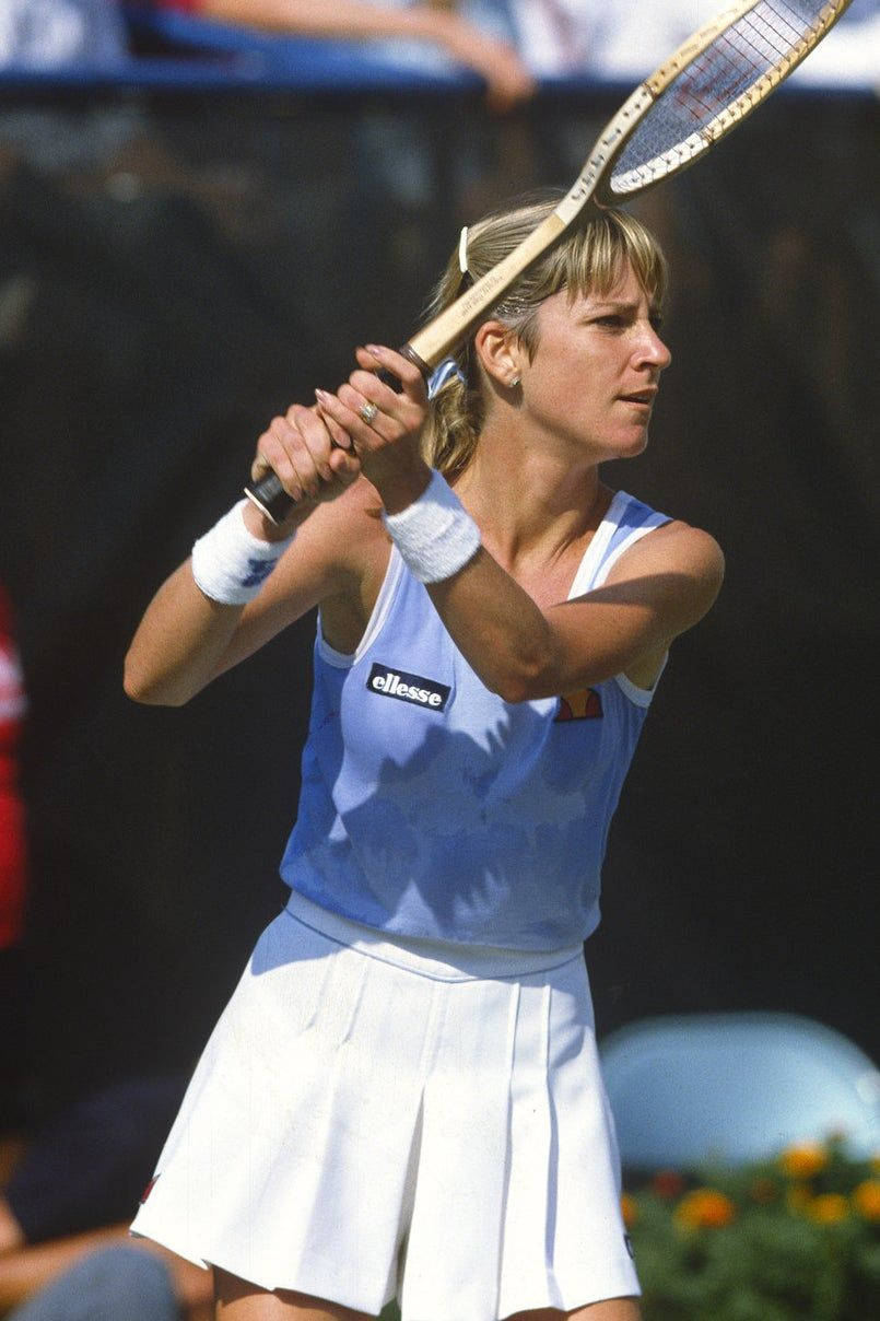 Chris Evert på US Open 1983 Wallpaper