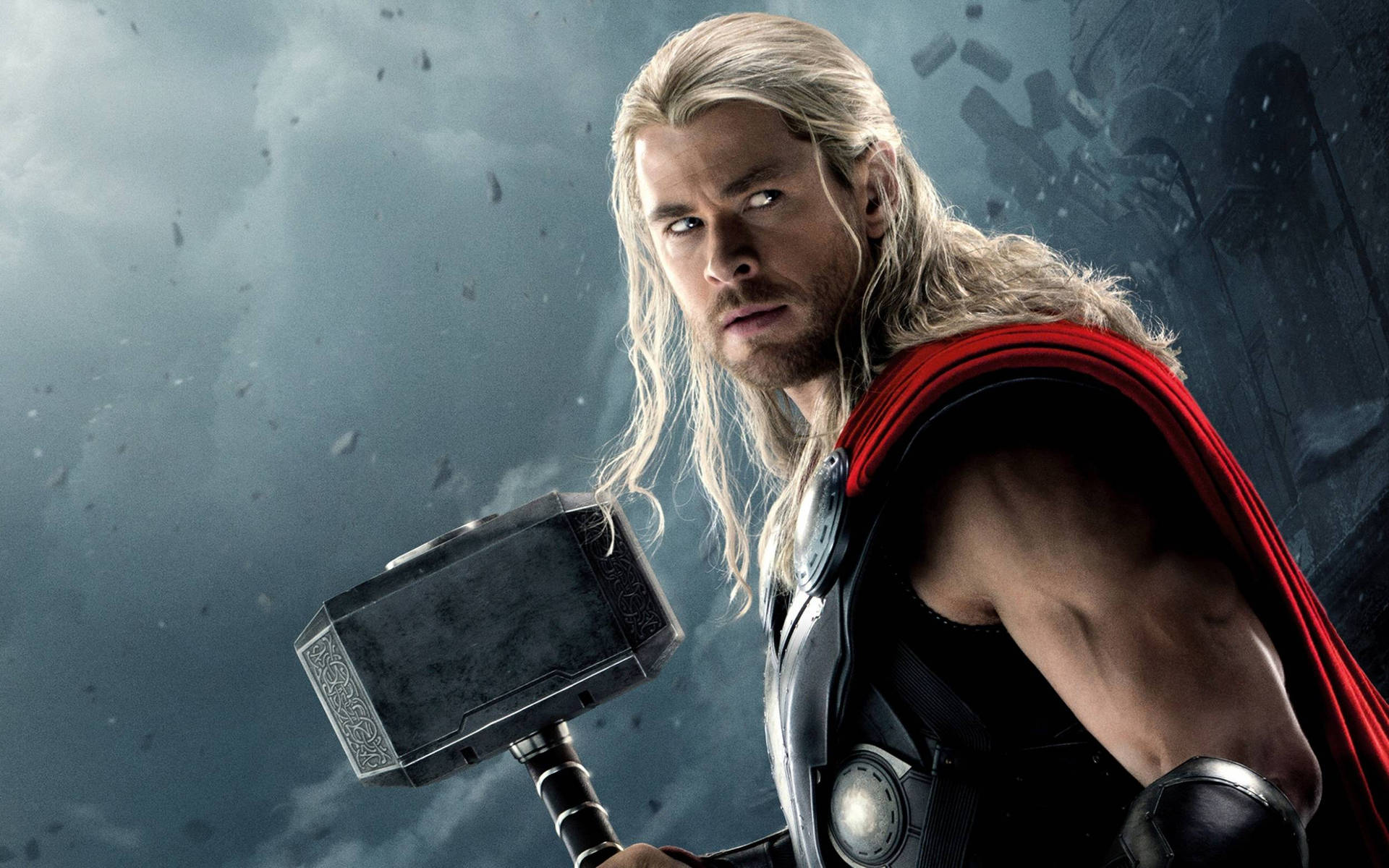 Chris Hemsworth as Thor: God of Thunder Wallpaper