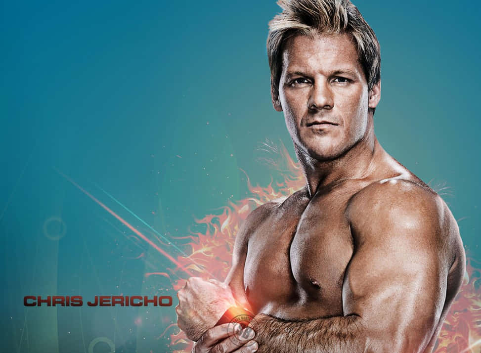 Chris Jericho Muscle Flex Digital Art Edit Wallpaper