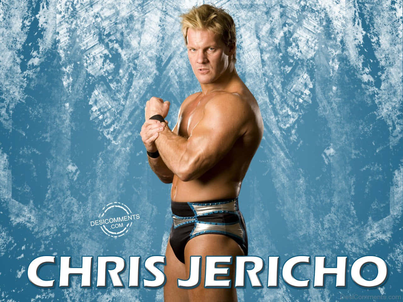 Chris Jericho med Intercontinental bælte Wallpaper
