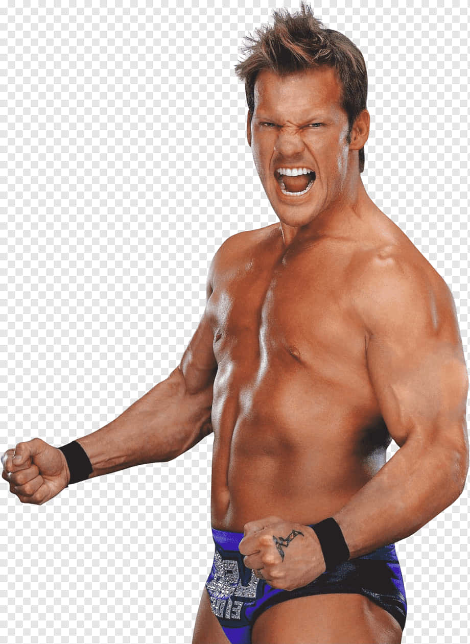 Chris Jericho WWE Arrige Pose Selvklæbende Tapet Wallpaper