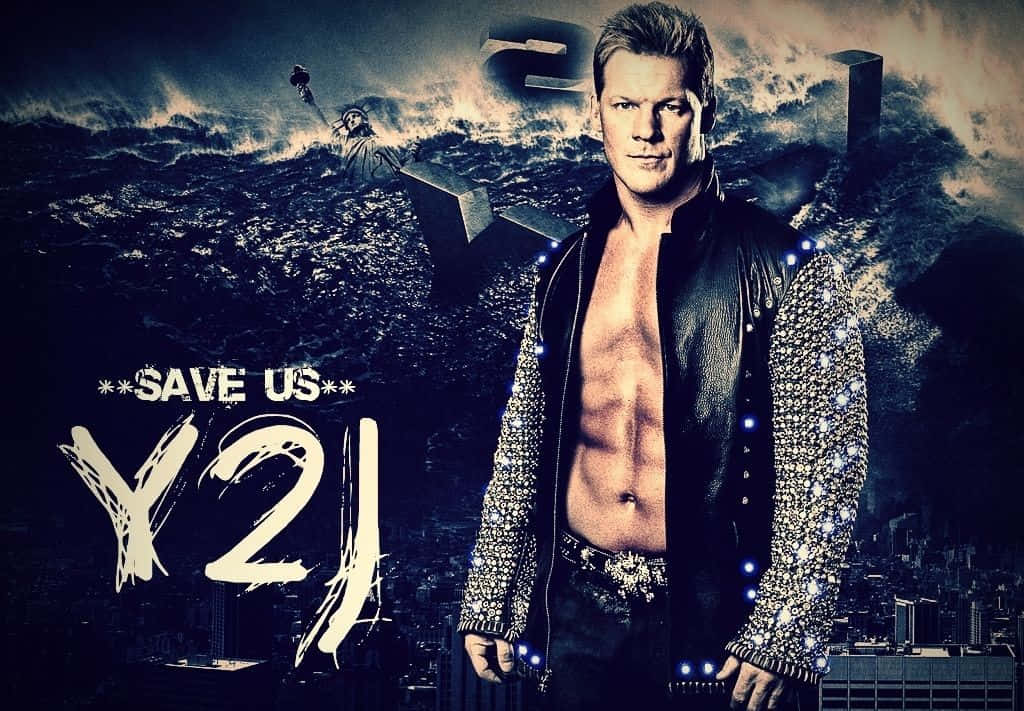 Chris Jericho WWE Y2J Læderjakke Tapet Wallpaper