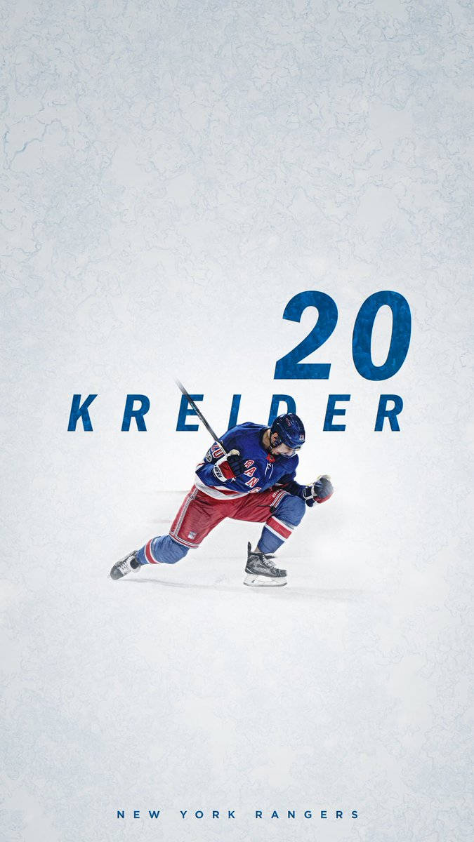 Chris Kreider Rangers No 20 Wallpaper
