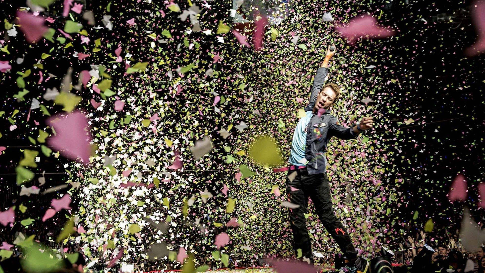 Chris Martin Confetti Picture
