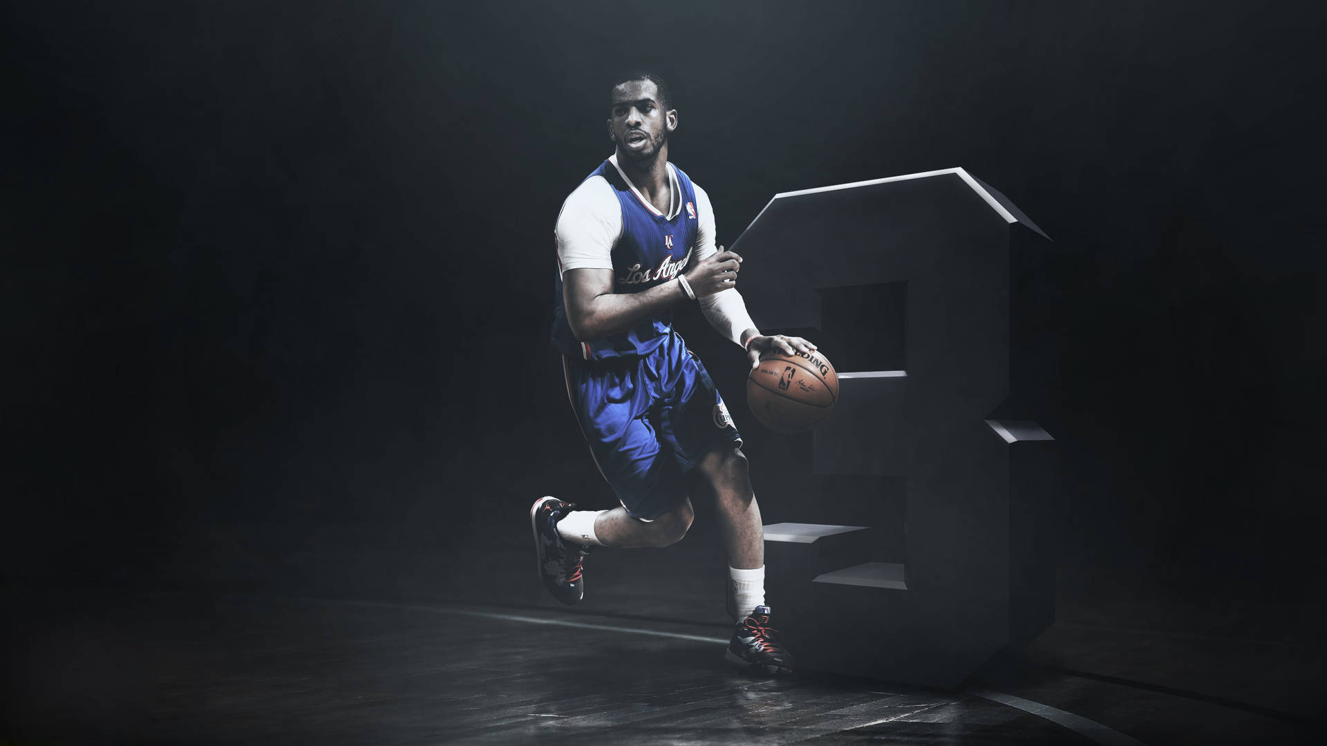 Download Chris Paul L.A. Clippers Jersey Wallpaper