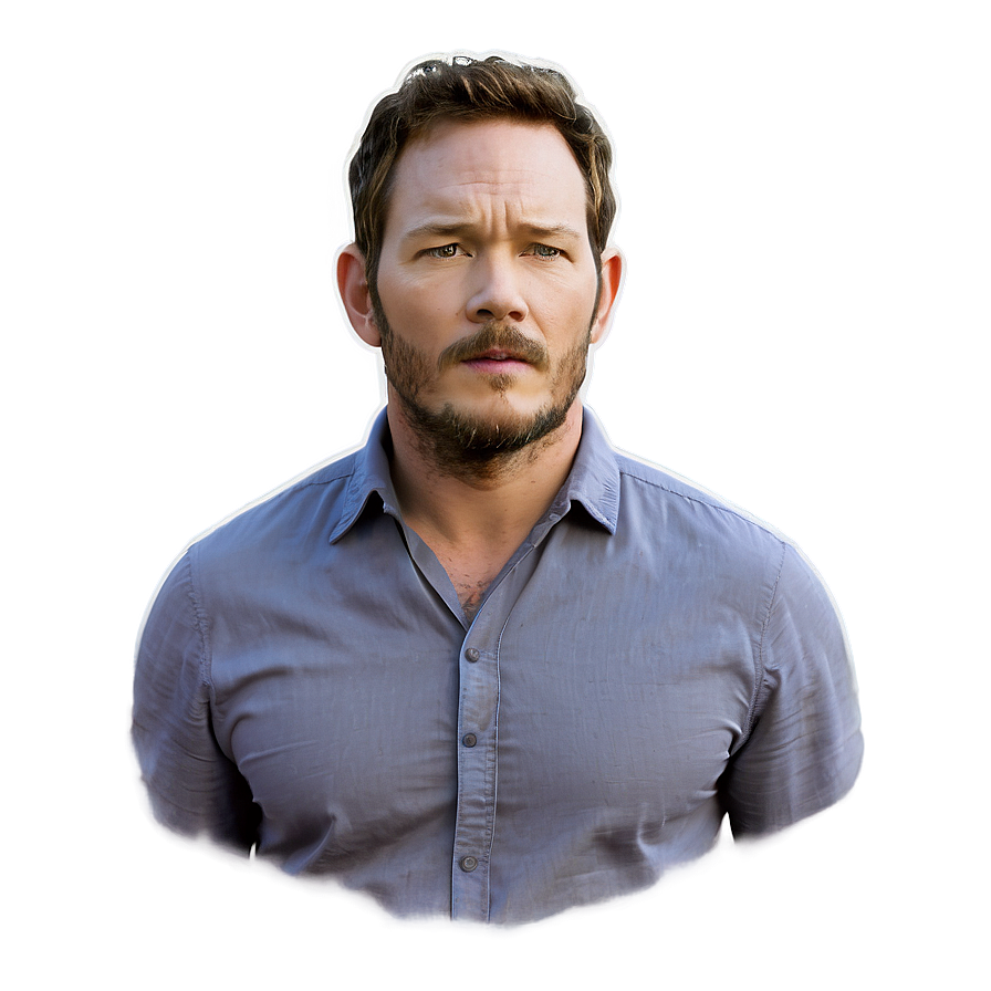 Download Chris Pratt Beard Look Png 06232024 | Wallpapers.com