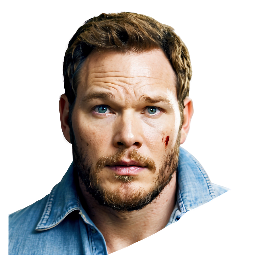 Chris Pratt Beard Look Png 06232024 PNG