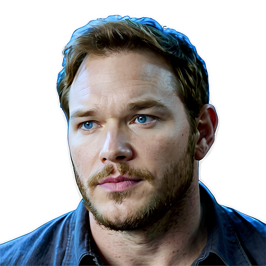 Download Chris Pratt Beard Look Png 57 | Wallpapers.com