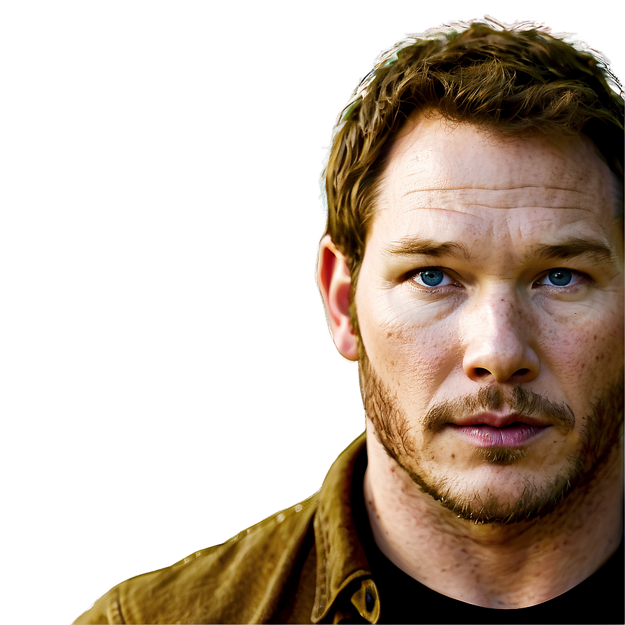 Chris Pratt Portrait Png 06232024 PNG