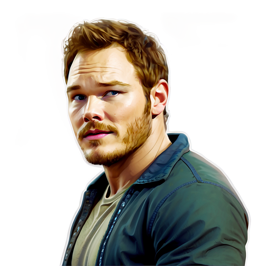 Chris Pratt Portrait Png 36 PNG