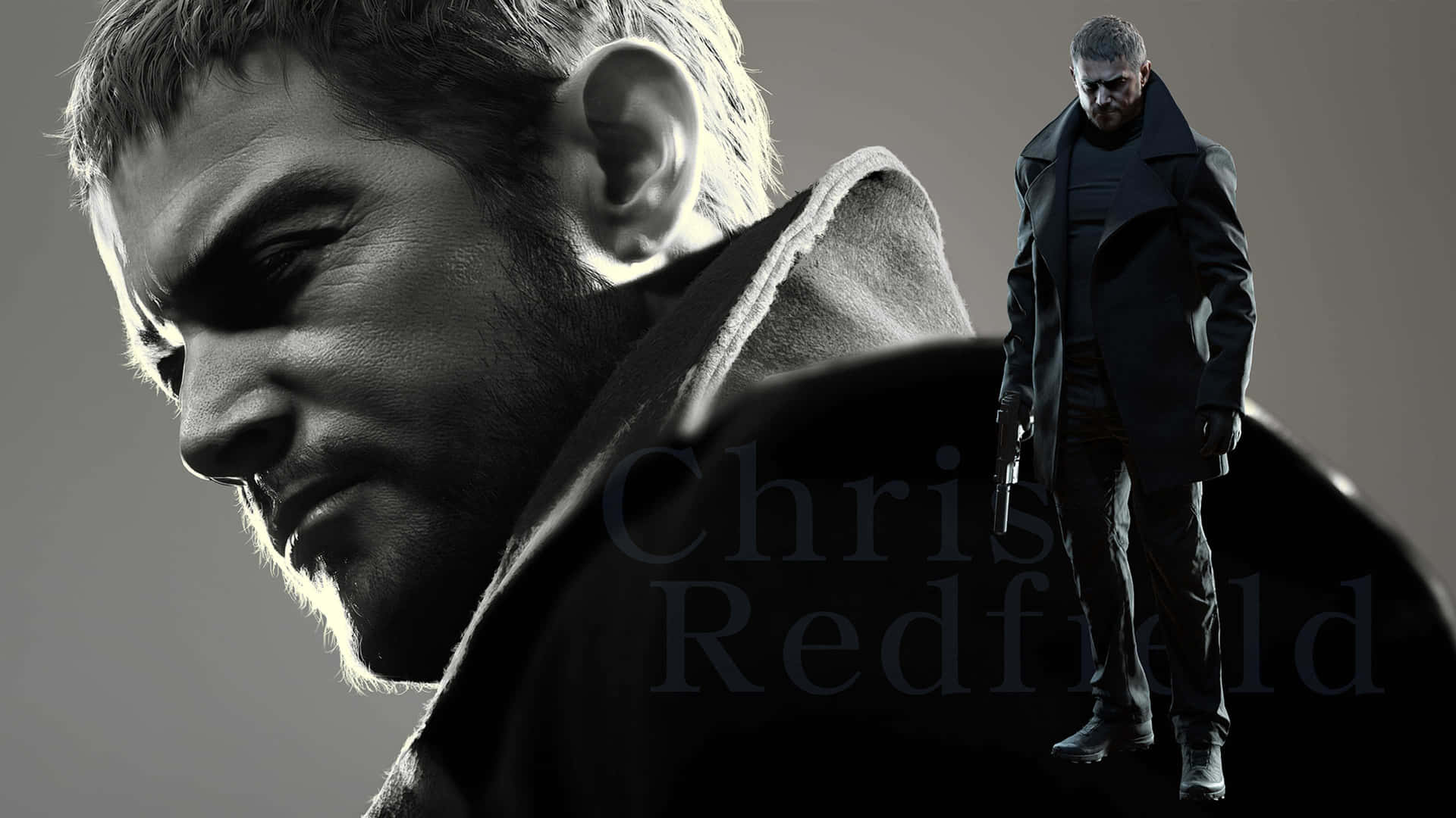 Chris Redfield, The Resilient Warrior Of Resident Evil Wallpaper
