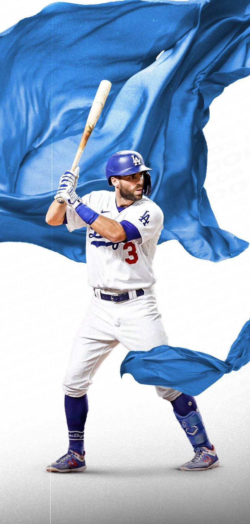 Chris Taylor Blue And White Wallpaper