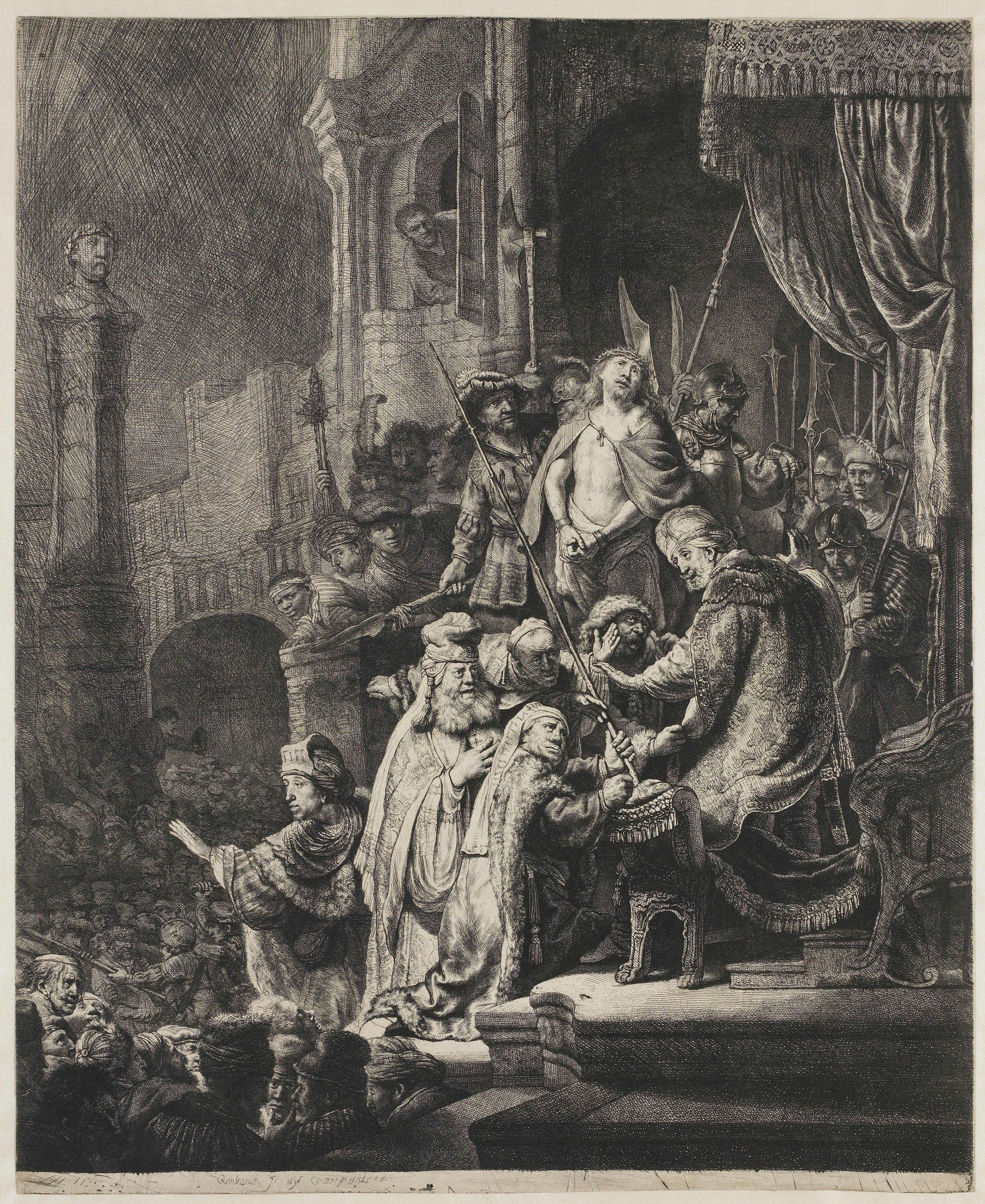 Christ before Pilate Wallpaper