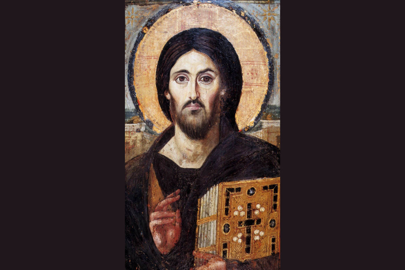Christ Pantocrator Of Orthodox Christianity Background
