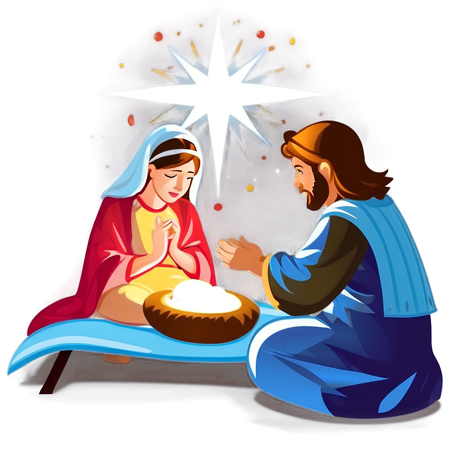 Download Christian Christmas Nativity Png Quk14 | Wallpapers.com