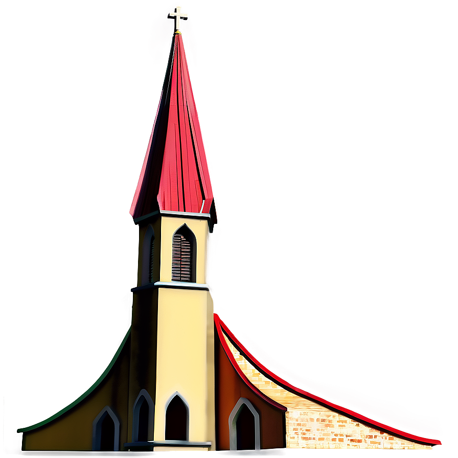 Christian Church Steeple Png Qch93 PNG