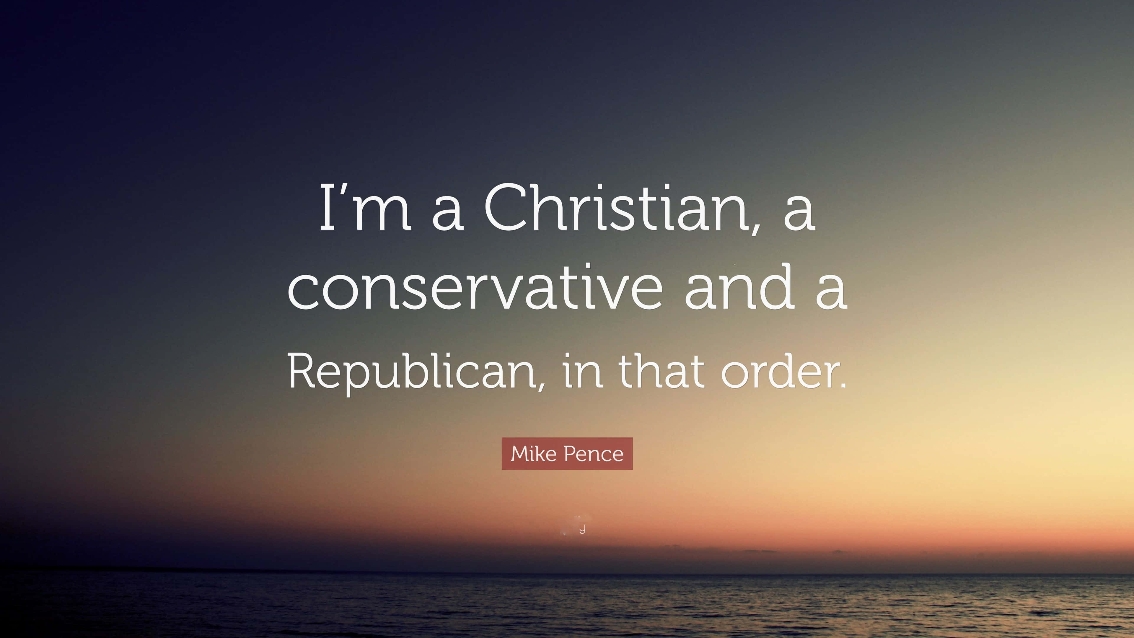 Cristiano,conservador Y Republicano Fondo de pantalla