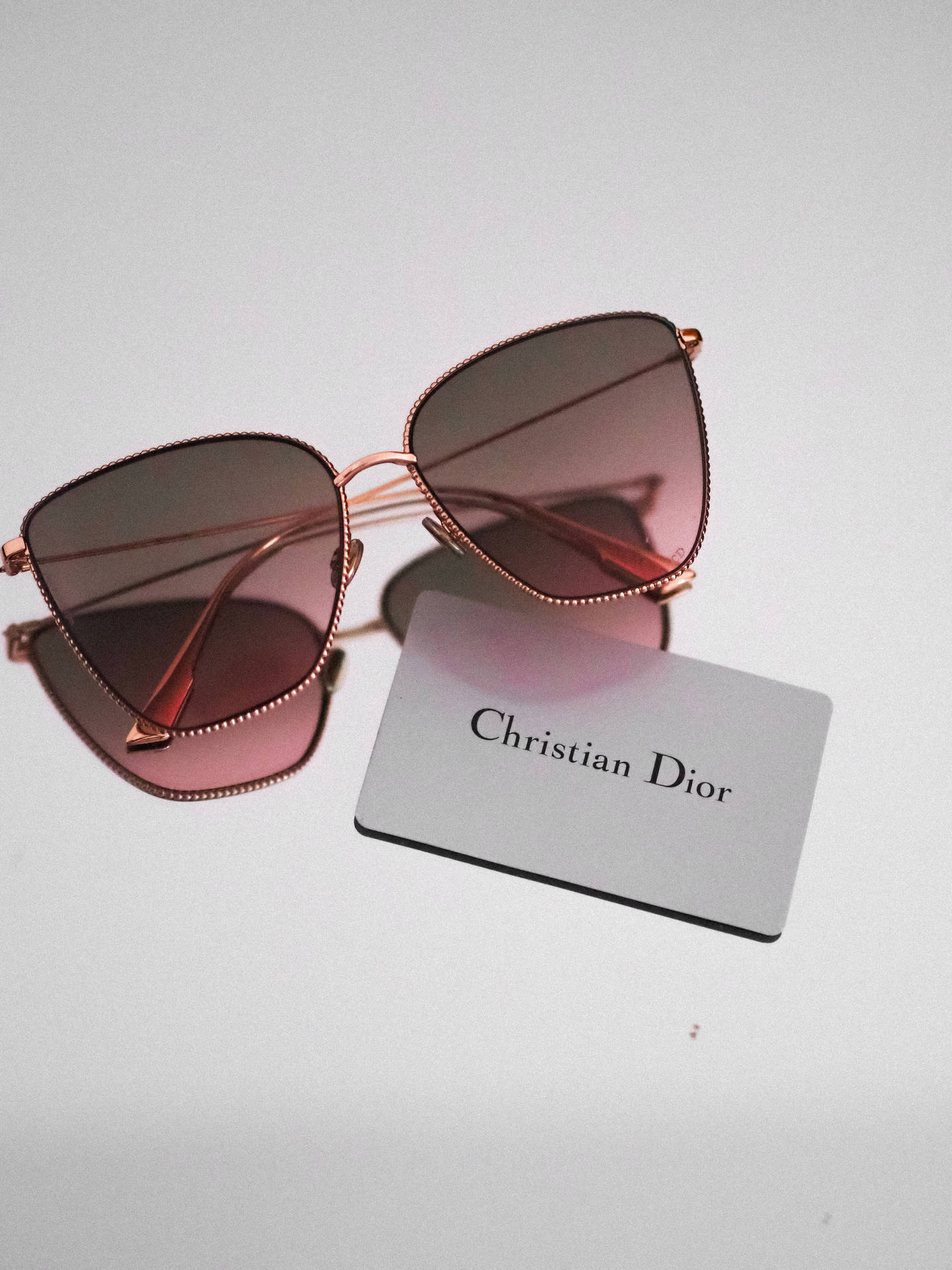Christian Dior Stellaire Square Sunglasses Background