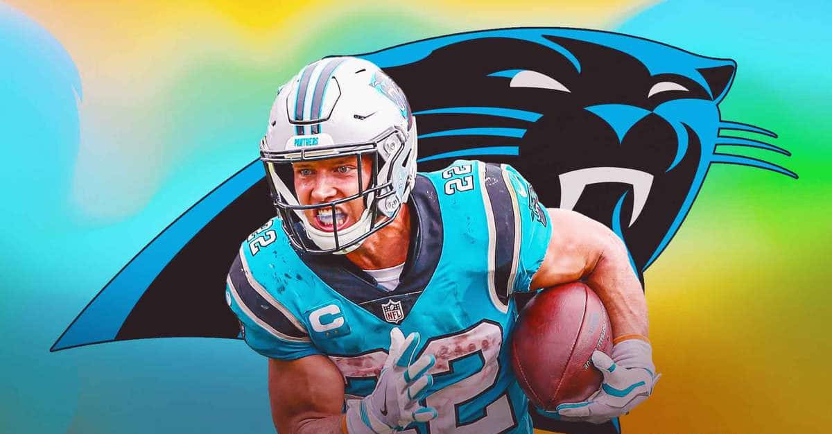 Christian Mccaffrey is a Rising Star in the NFL Wallpaper