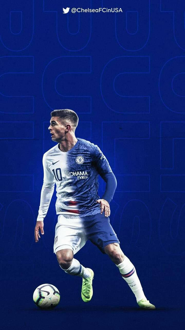 Christian Pulisic With Ball Wallpaper