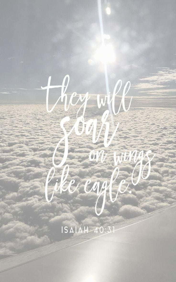 Christian Quotes Sea Of Clouds Background