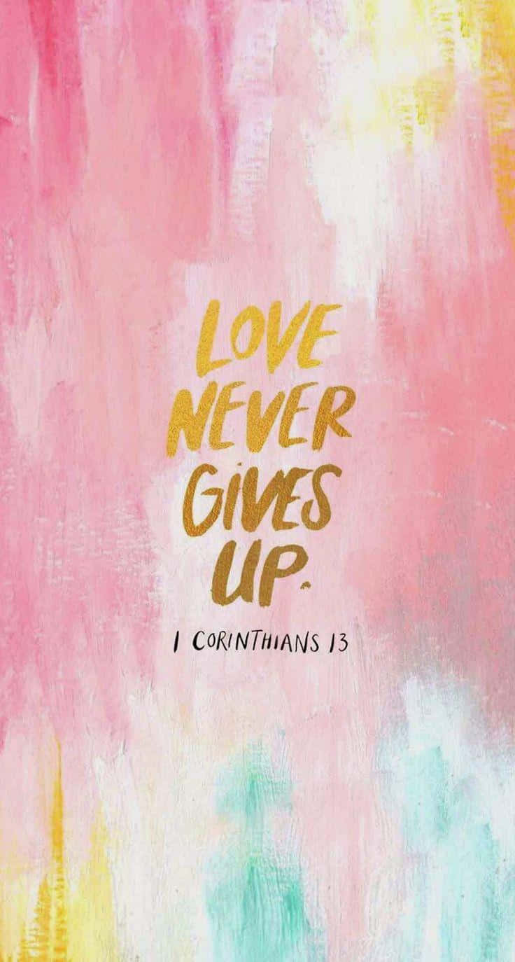 1 Corinthians 13 Christian Quotes Wallpaper