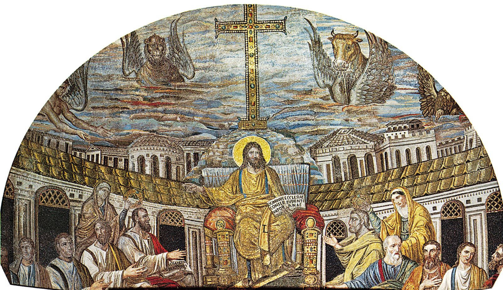 Christianity Religion Depicted In The Past Background