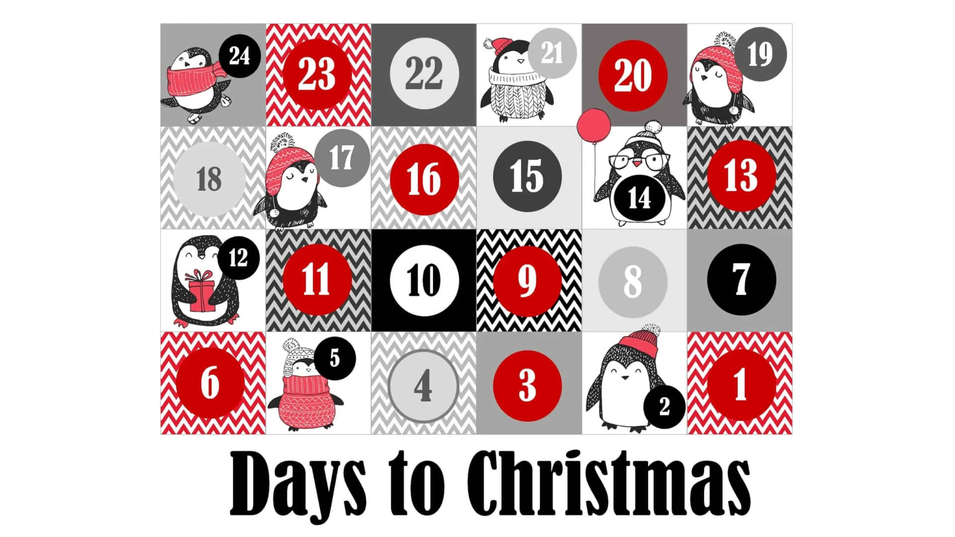 Christmas Advent Calendar Days Wallpaper