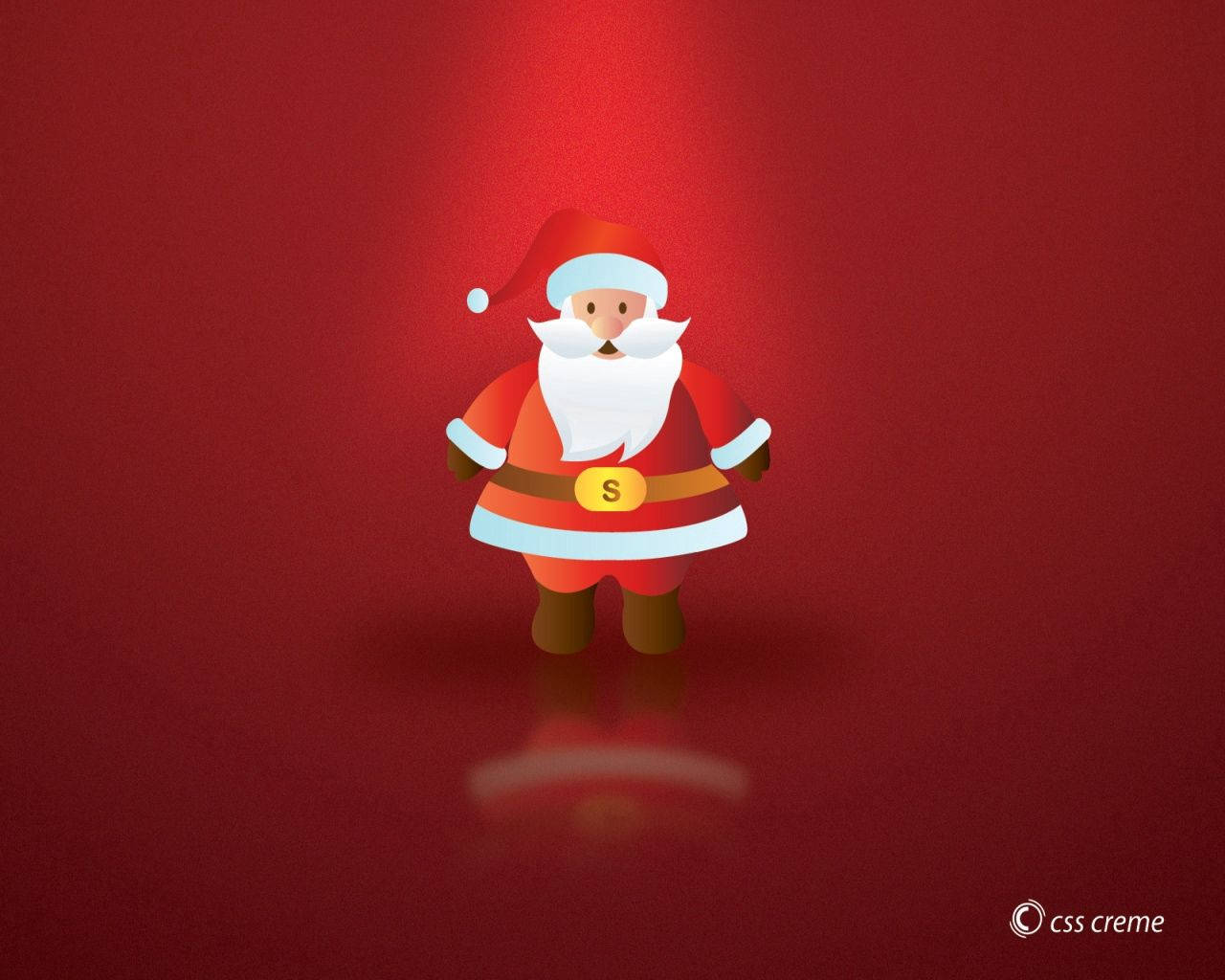 Christmas And New Year's Santa Claus Wallpaper