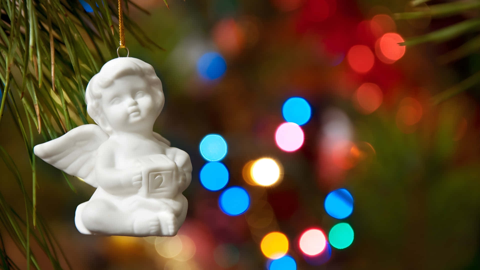 Christmas Angel Ornament Wallpaper