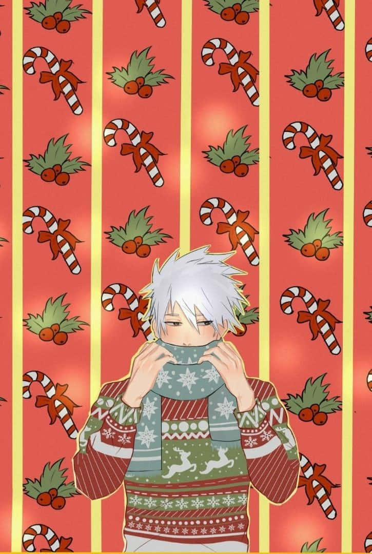Jule Anime Hyggelige Drenge Wallpaper