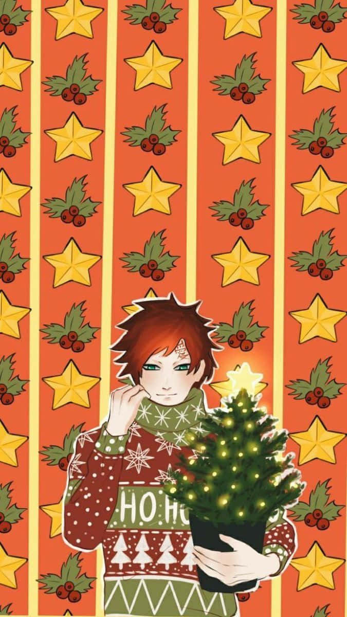 Christmas Anime Boys Gaara Wallpaper