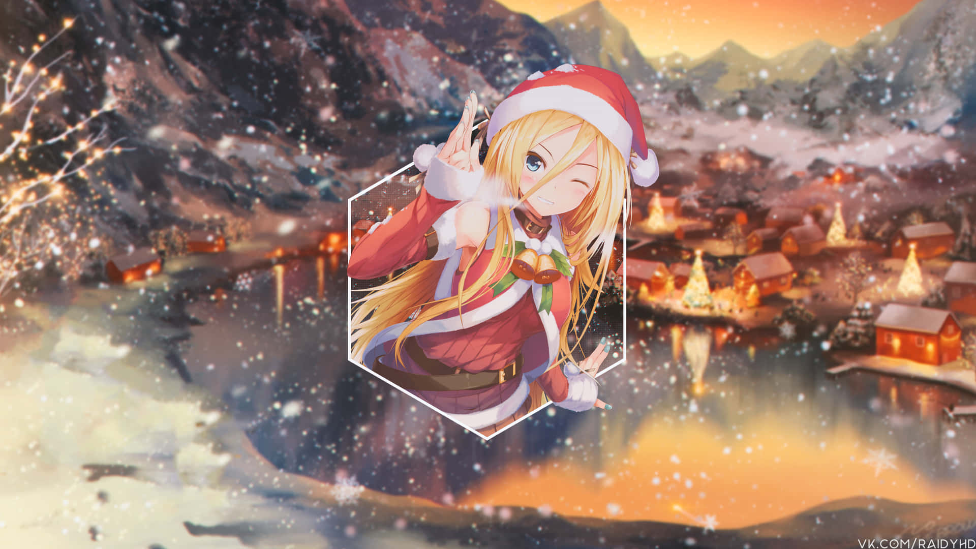 Christmas Anime Pfp Anime Girl Wallpaper