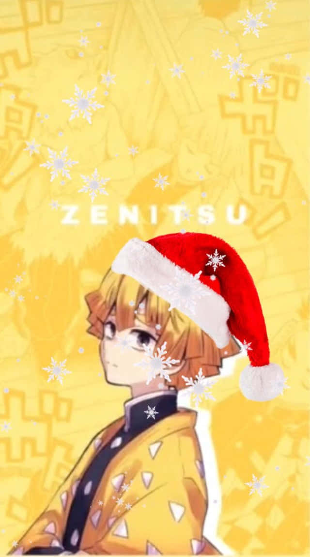 Christmas Anime Pfp Of Zenitsu Wallpaper