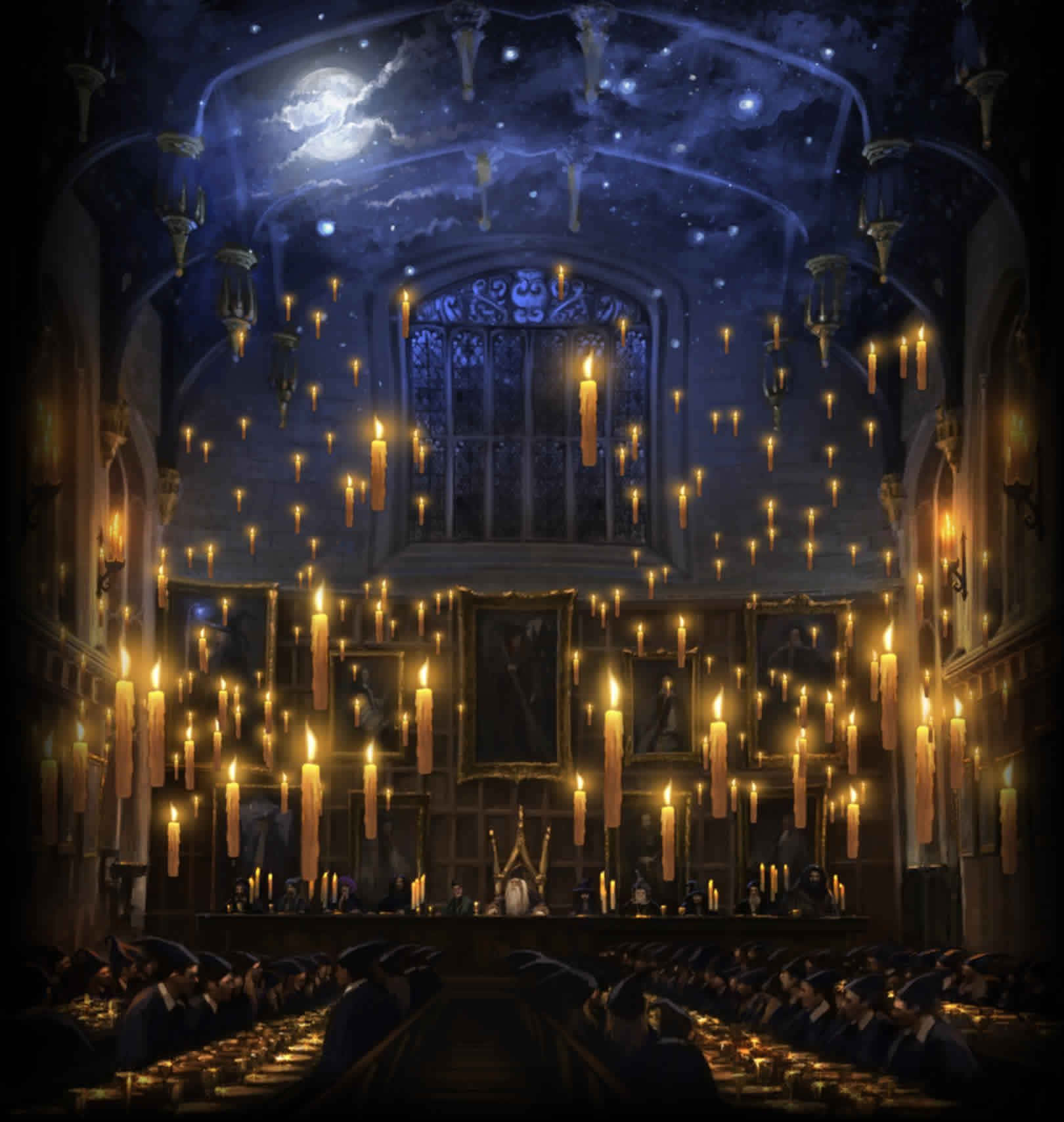 "The Yule Ball is on - Come Join the Festivities at Hogwarts this Christmas!" Wallpaper
