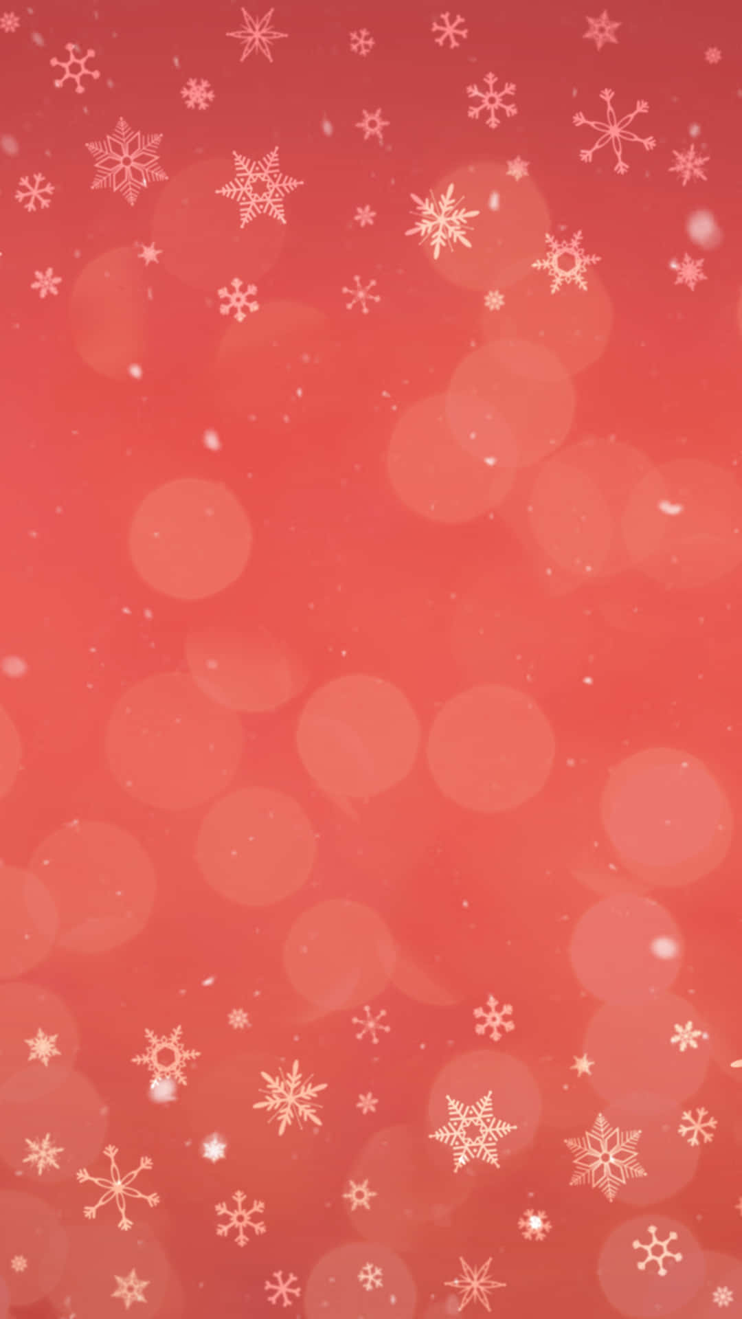 Festive Christmas Background with Sparkling Ornaments and Starry Night Wallpaper