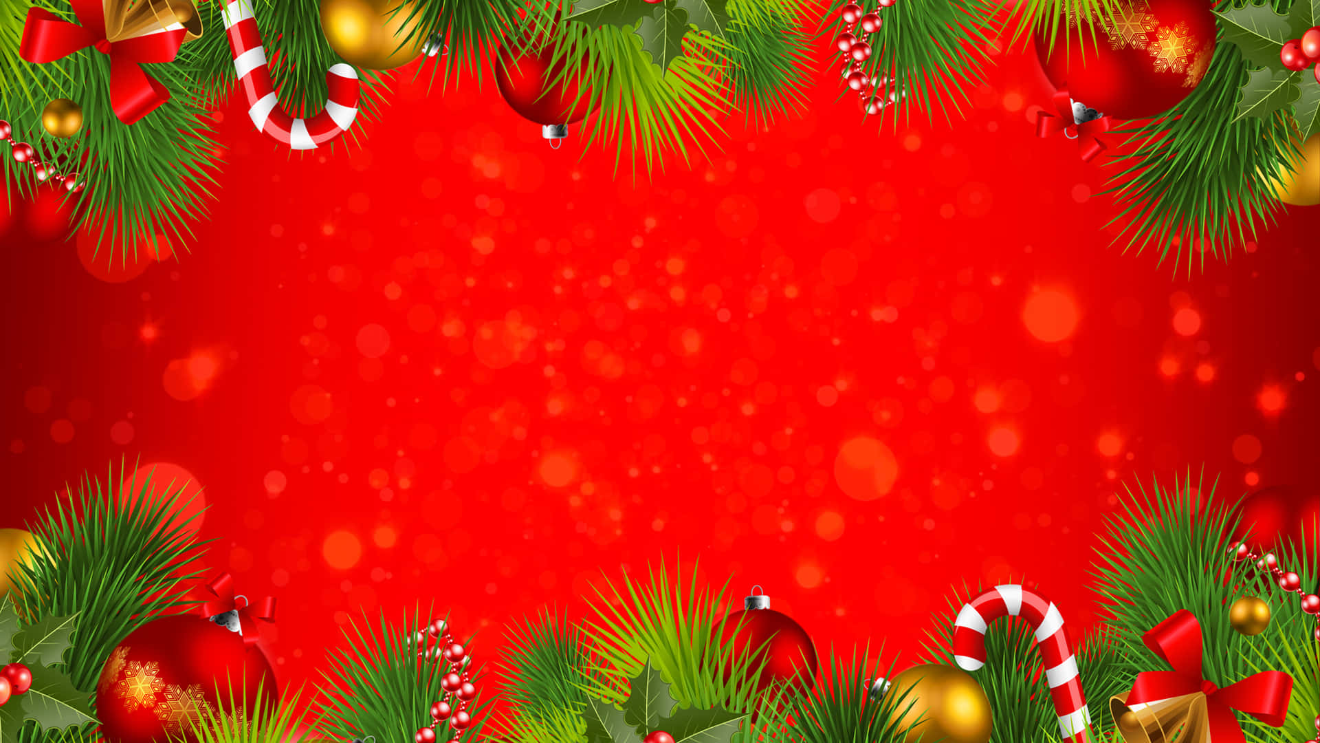 Festive Christmas Background in 4K Resolution Wallpaper
